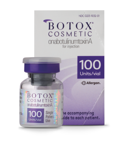 Botox bottle and packaging